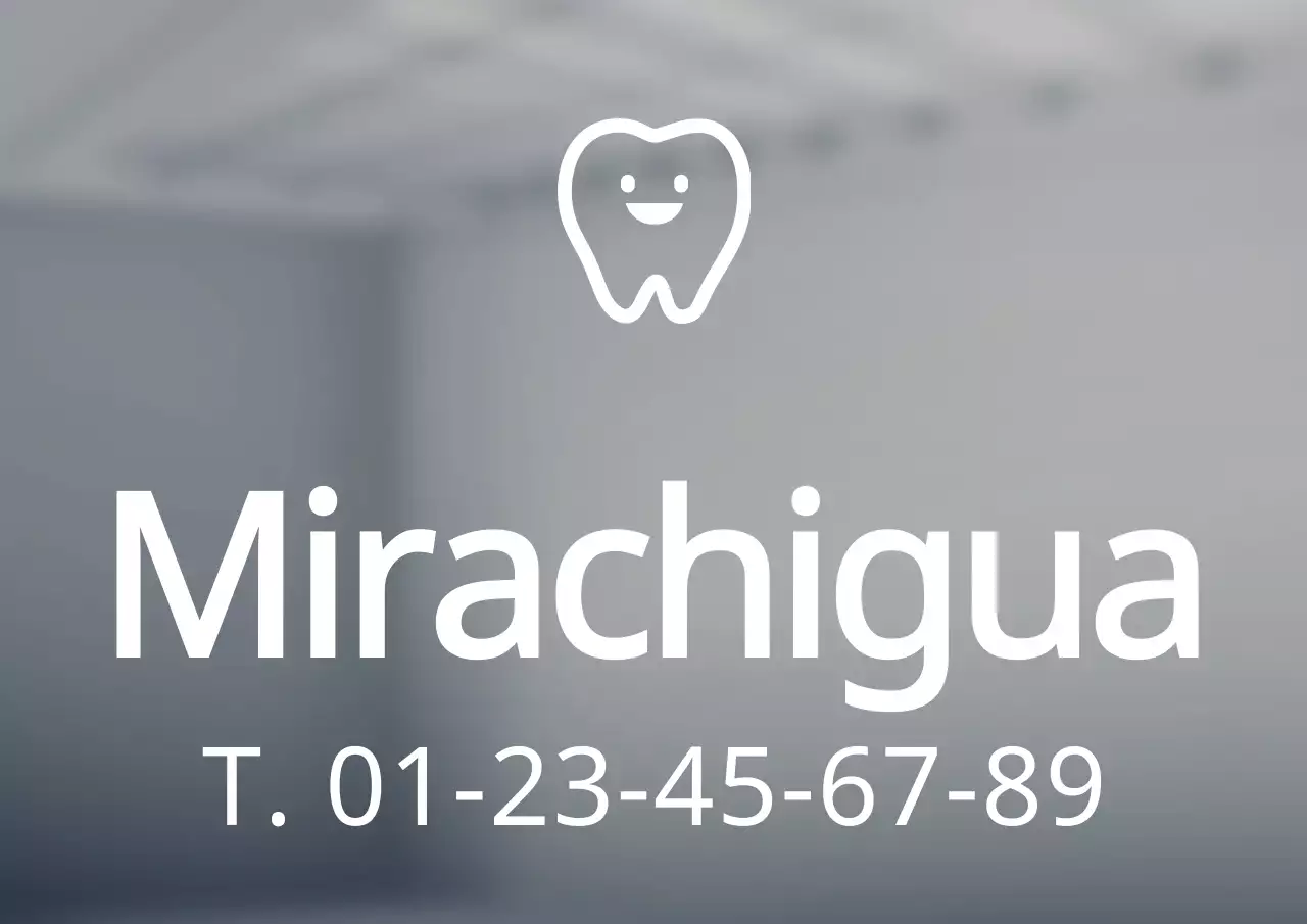 Texte de l'hôpital style épuré logo signe