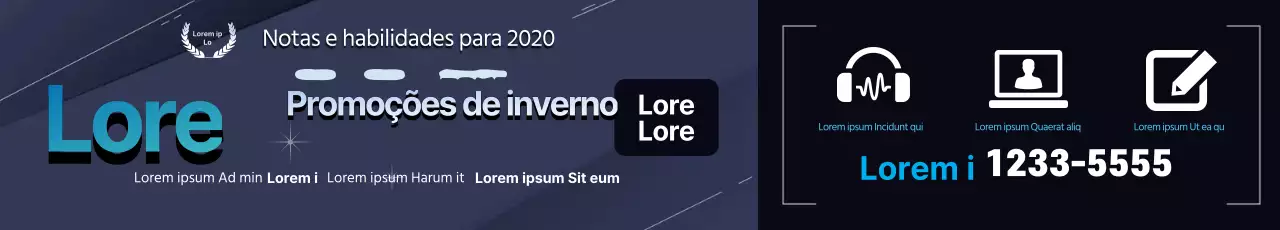 Ícone azul-marinho com letras em relevo Anúncio de aula escolar em destaque