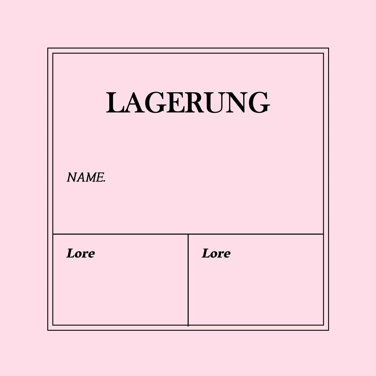 Rosa einfache Rahmenaufkleber