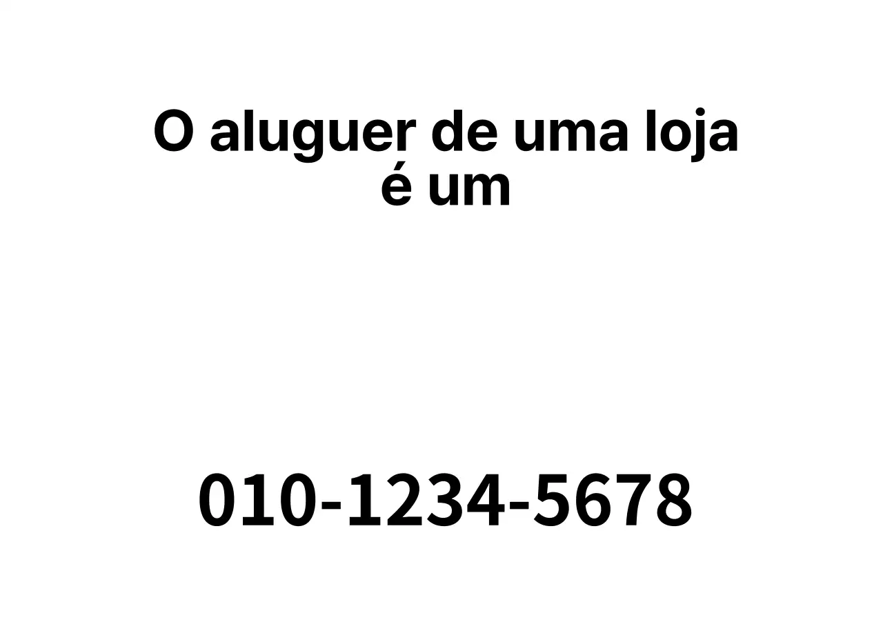 Arrendamento de loja_Pôster de rua