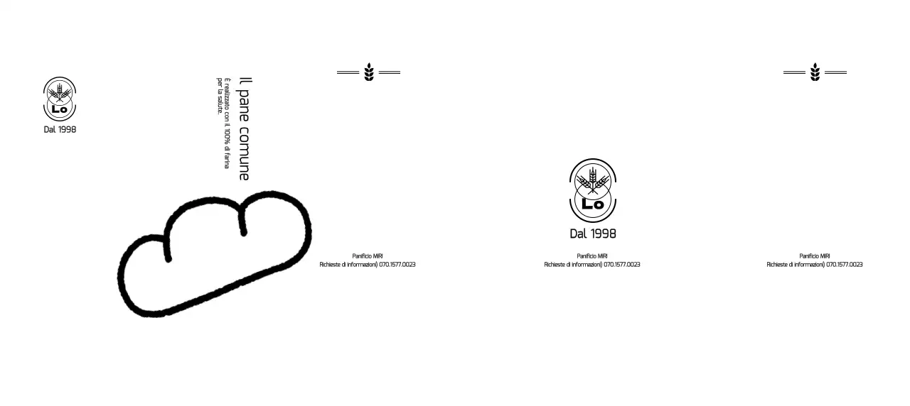 Promuovete e informate il vostro bar con una semplice e simpatica illustrazione di un panino.