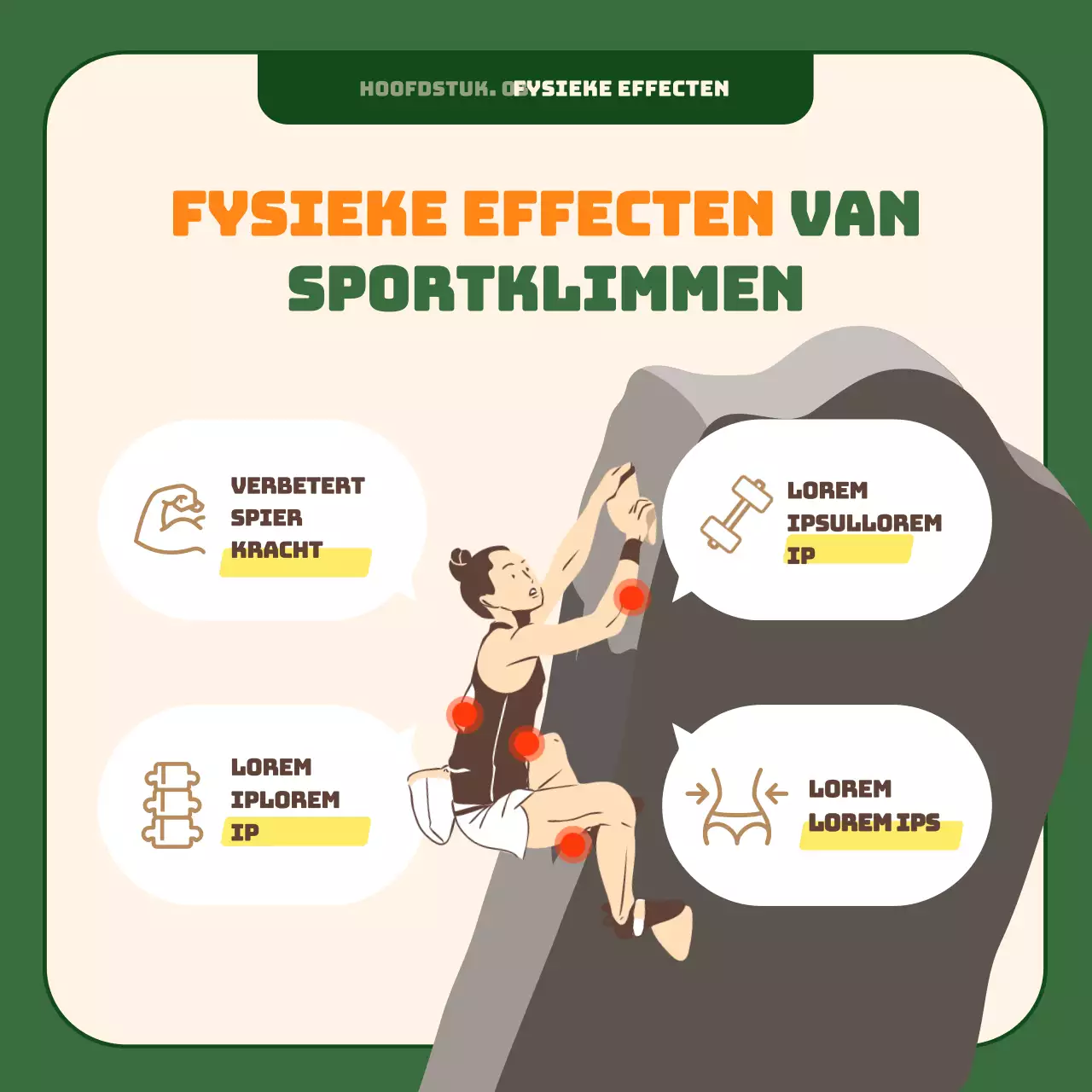 Het beste hobbyklimmen van de 21e eeuw, ingelijst in een rustgevende donkergroene achtergrond