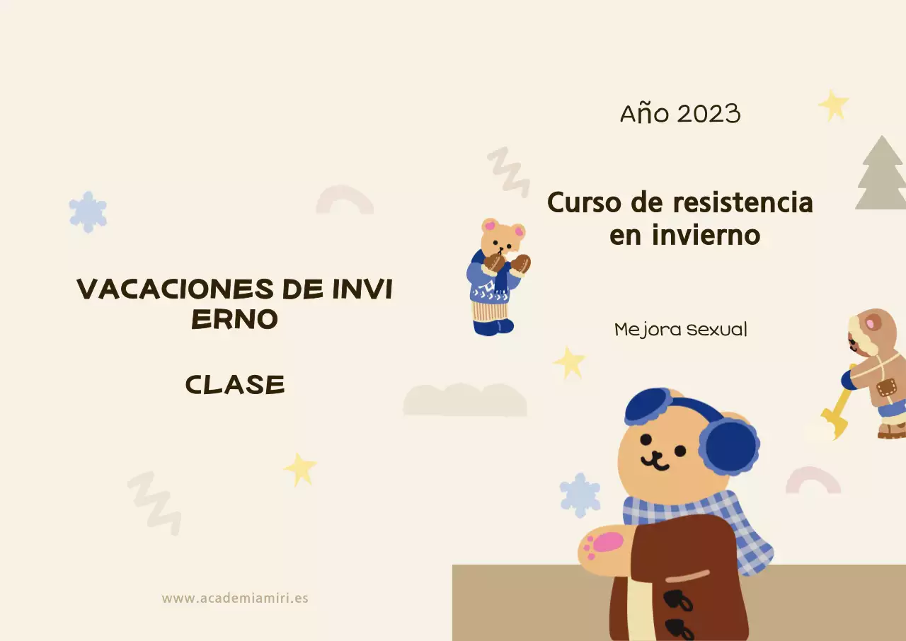 Anuncio de educación acogedora en color beige