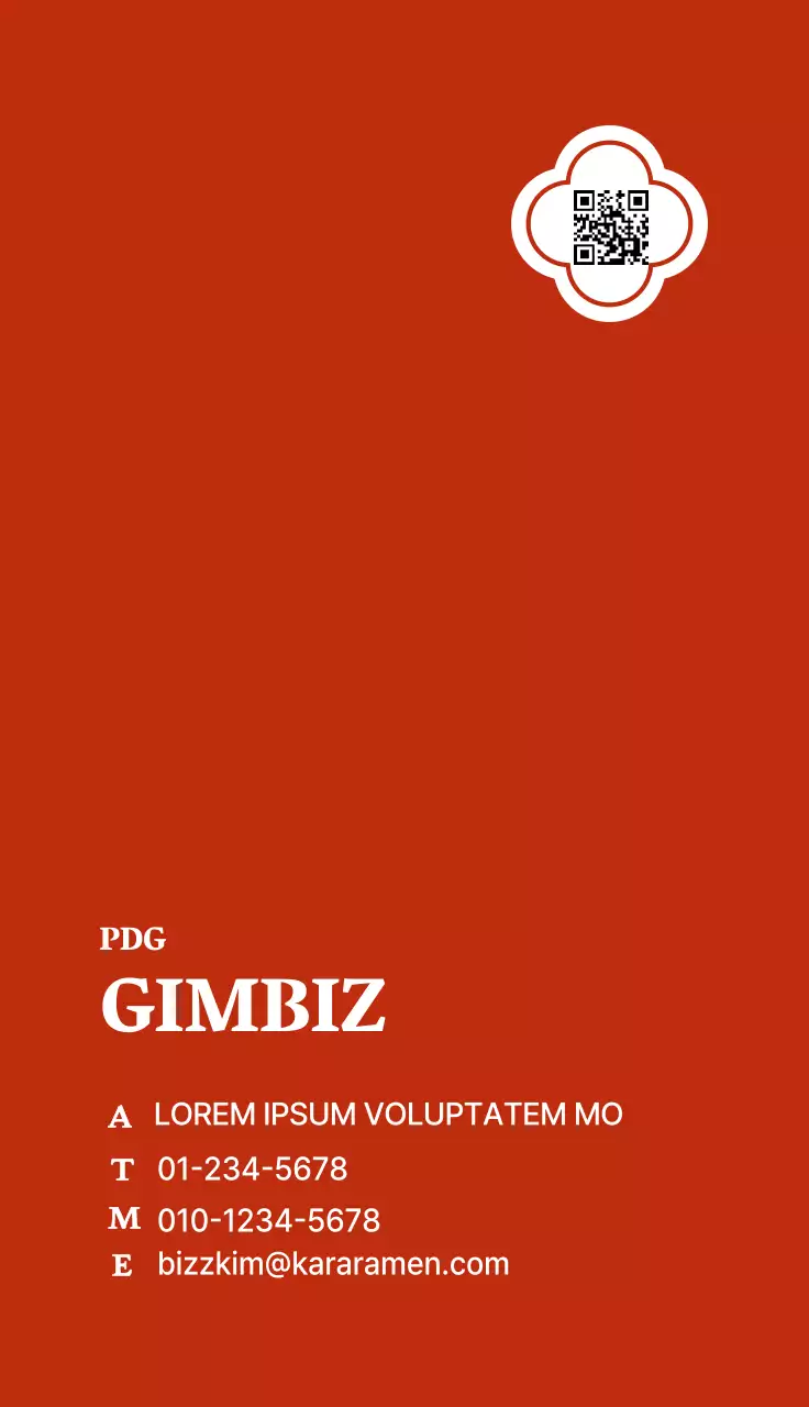 Ramen japonais avec un logo de fleurs rouges et blanches