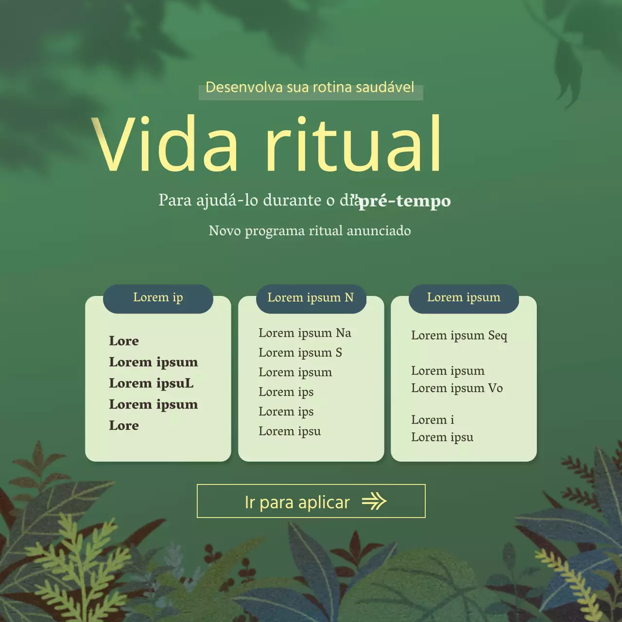 Redes sociais Green Natural