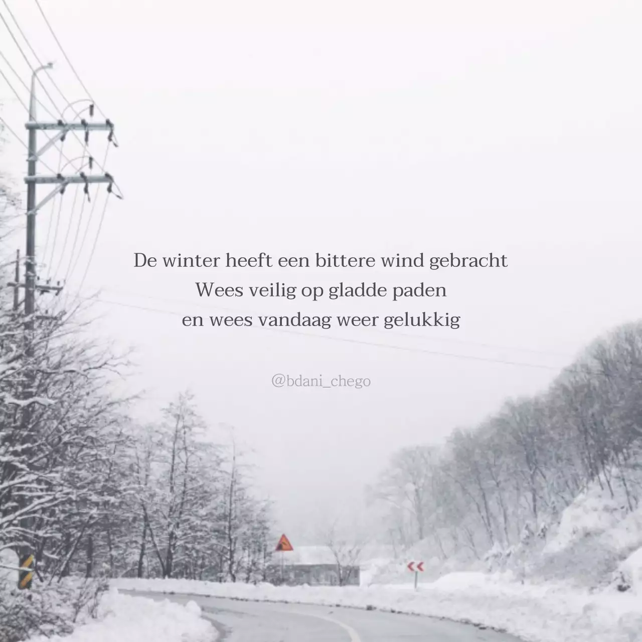 Wintergroeten met een emotioneel fotothema