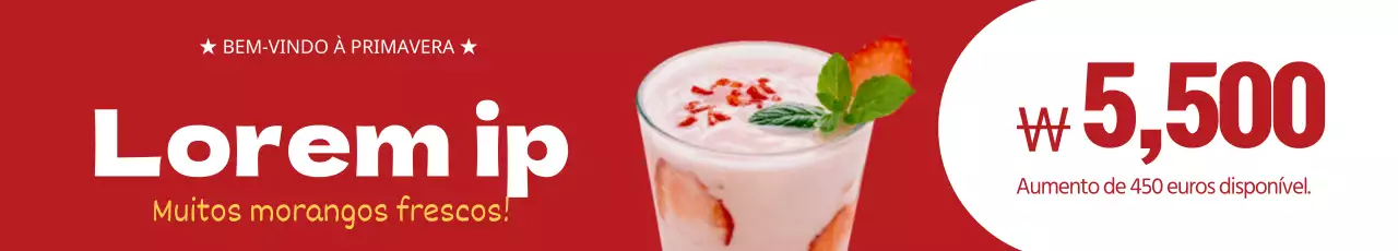 Bebidas de morango