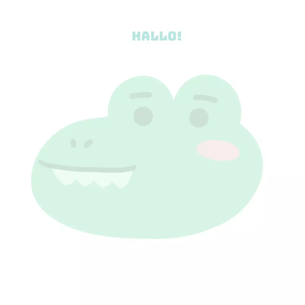 Schattige Argo-illustratie in wit en groen