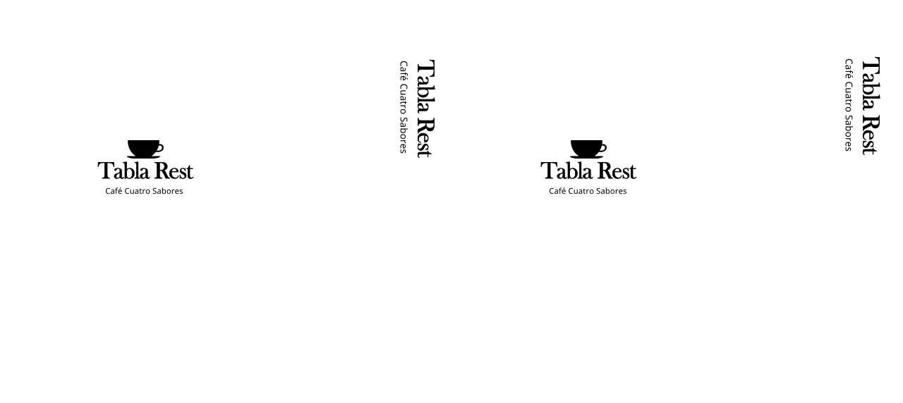 Logotipo de cafetería de estilo emocional y sencillo