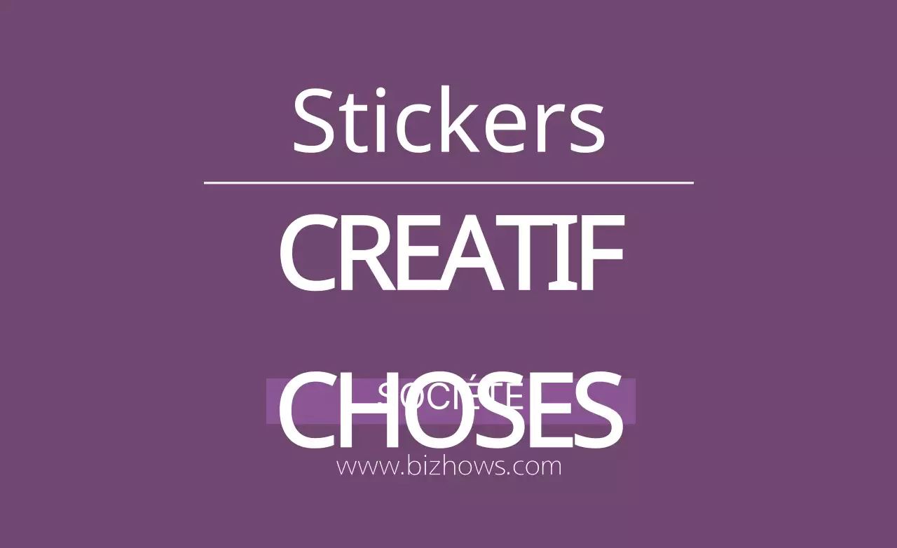 Autocollants commerciaux
