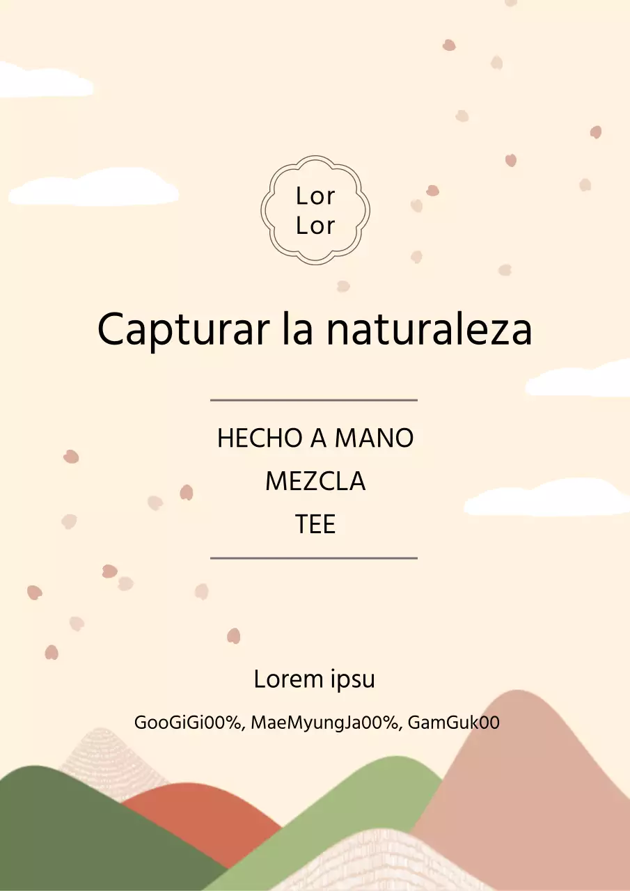 Pegatinas Pastel Calmante Healthy Tea