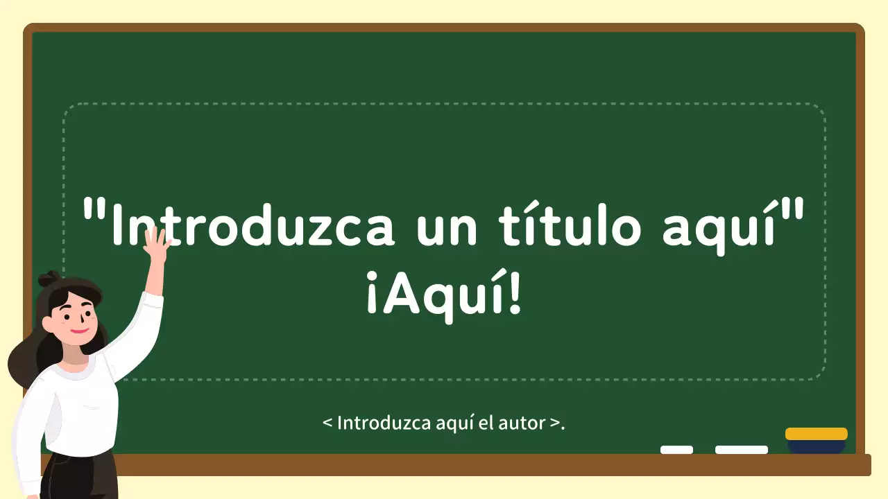 Guía de conceptualización en pizarra verde y blanca