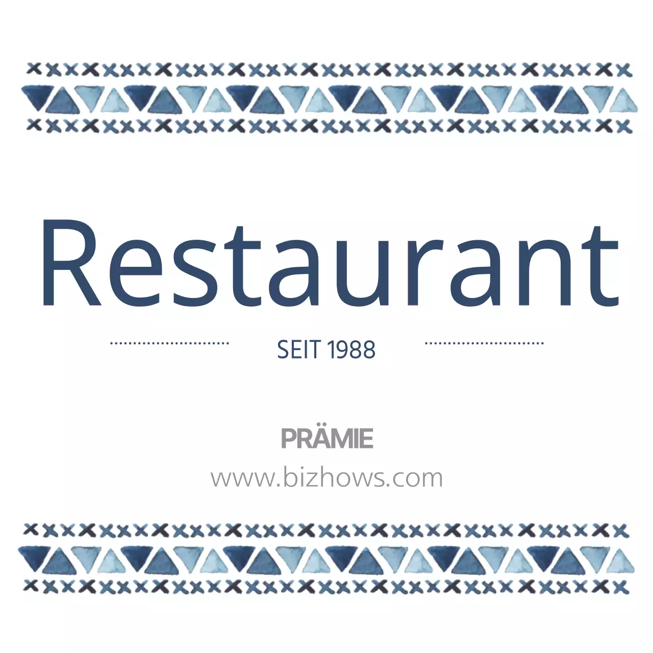 Restaurant-Aufkleber