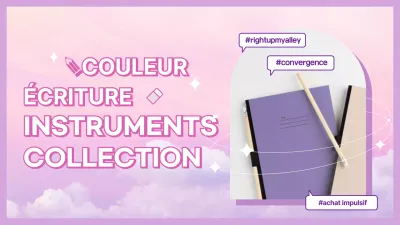 Texte fantaisie violet Contenu informatif