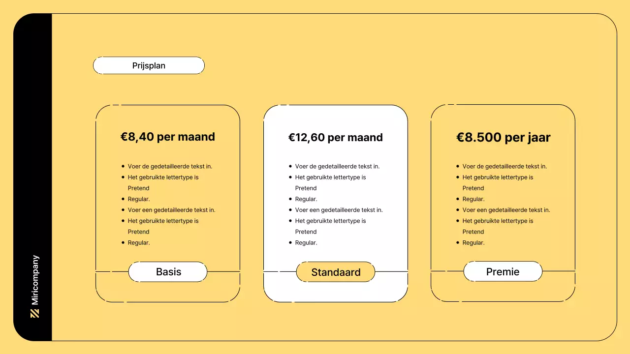 Zakelijke illustratie met eenvoudige lijnen en gele kleur