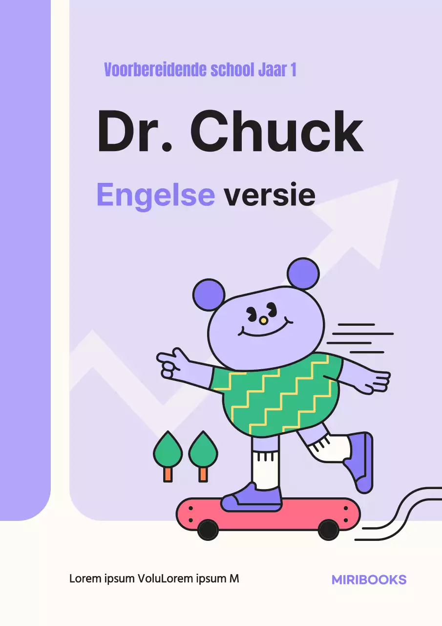 Trainingsinhoud met een eenvoudig karaktergevoel in paars