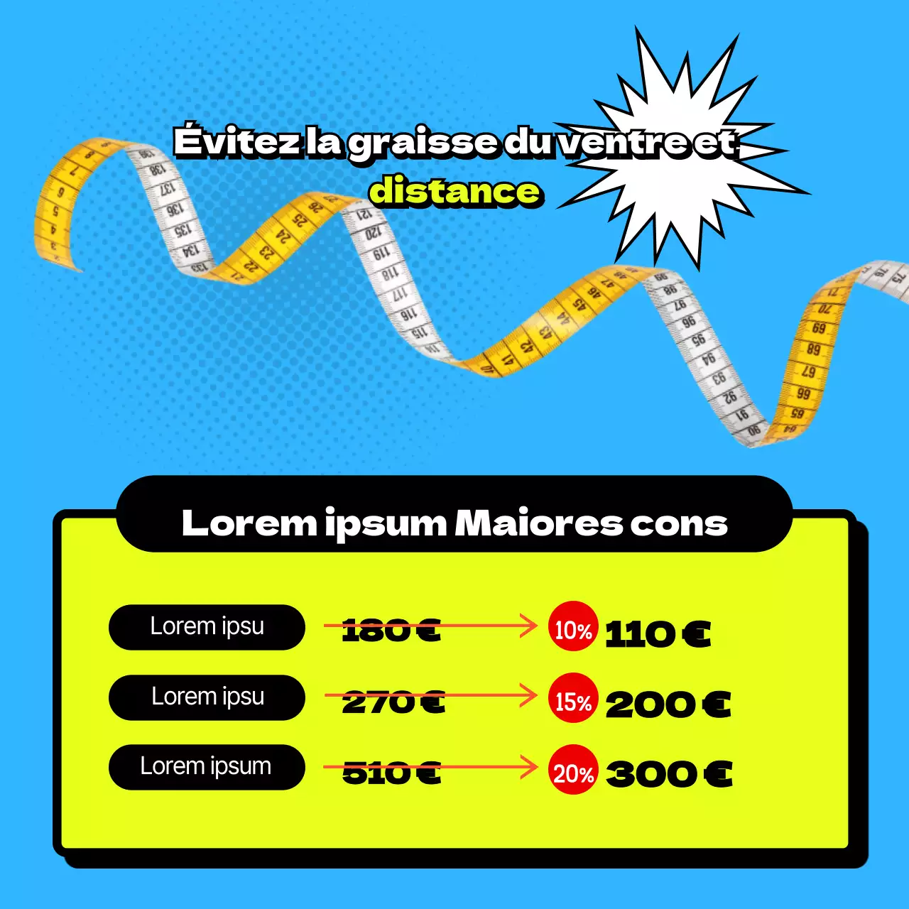 Éviter la graisse du ventre