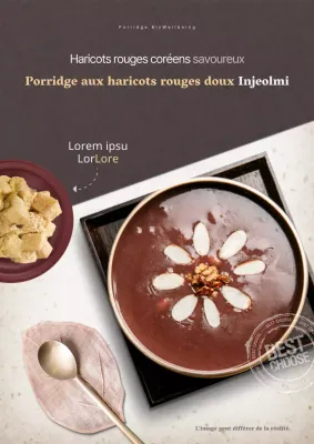 Faites la promotion de votre menu avec une photo de boîte à lunch rouge et apaisante.