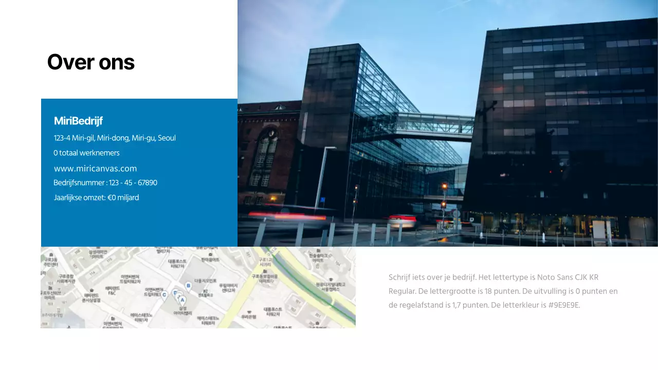 Een eenvoudige blauw-witte sollicitatiebrief voor bedrijven