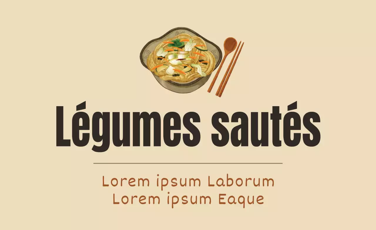 Légumes sautés