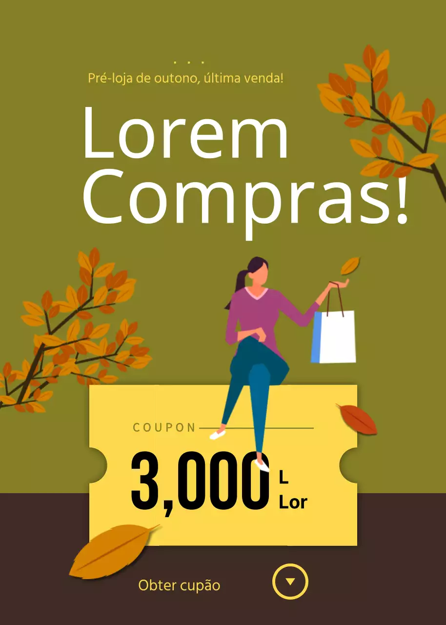 outono, última venda!