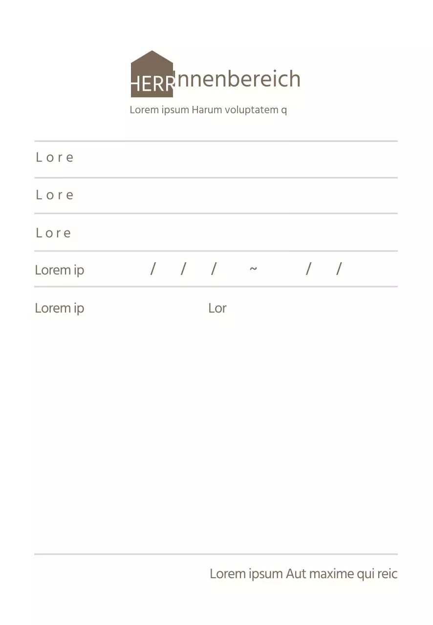 braune Ikone einfache innere Notizen