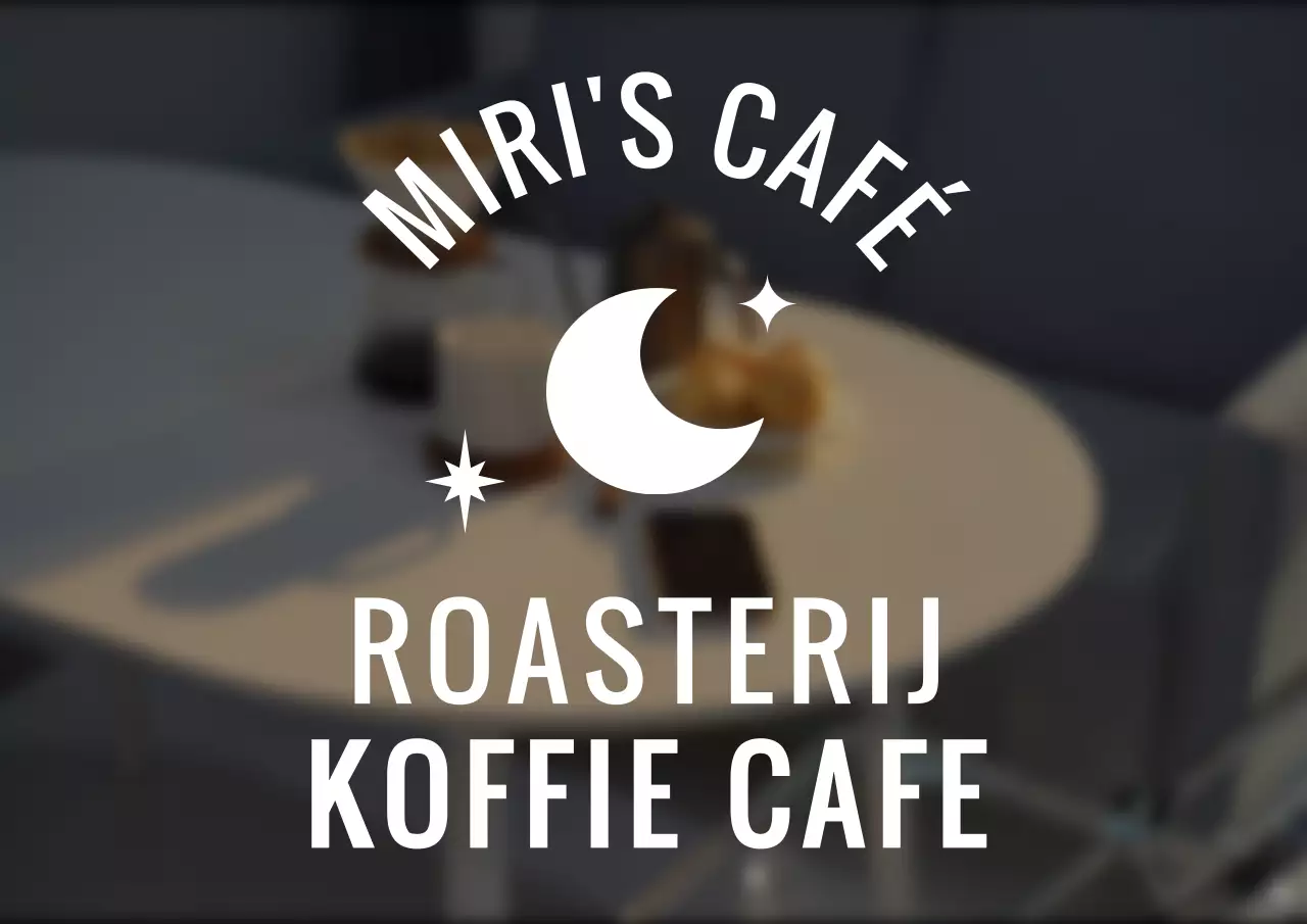 Een emotioneel iconisch logo in caféstijl
