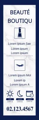 Liste de prix des ongles