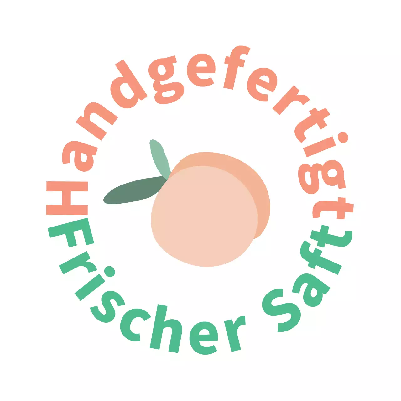 Weißer Hintergrund einfache Illustration Saft Etikett