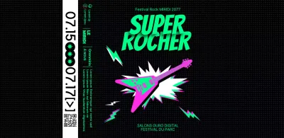 Concevoir une étiquette de bouteille d'eau cartoonesque pour un festival amusant