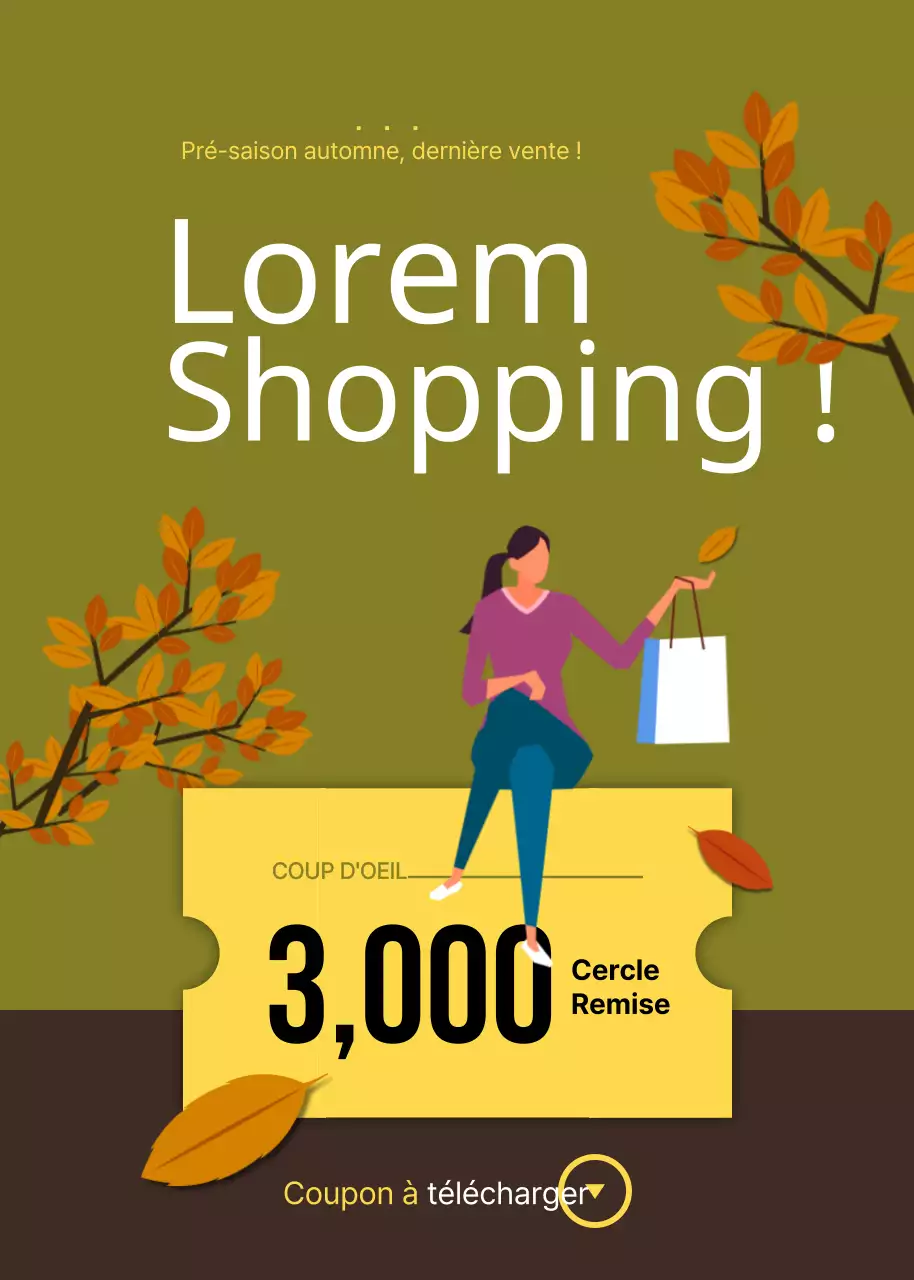 Automne, dernière vente !