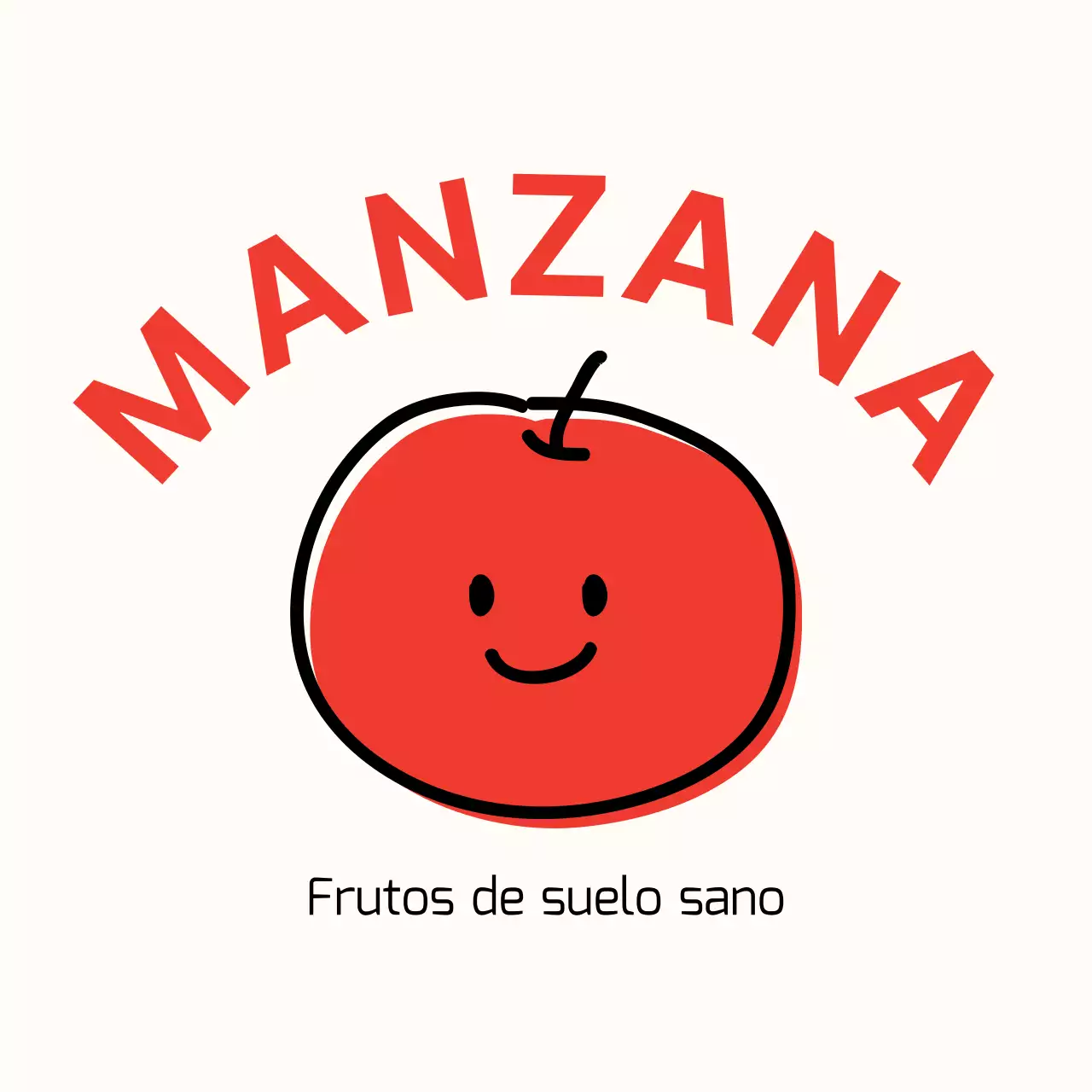 Bonitas pegatinas con círculos de manzanas