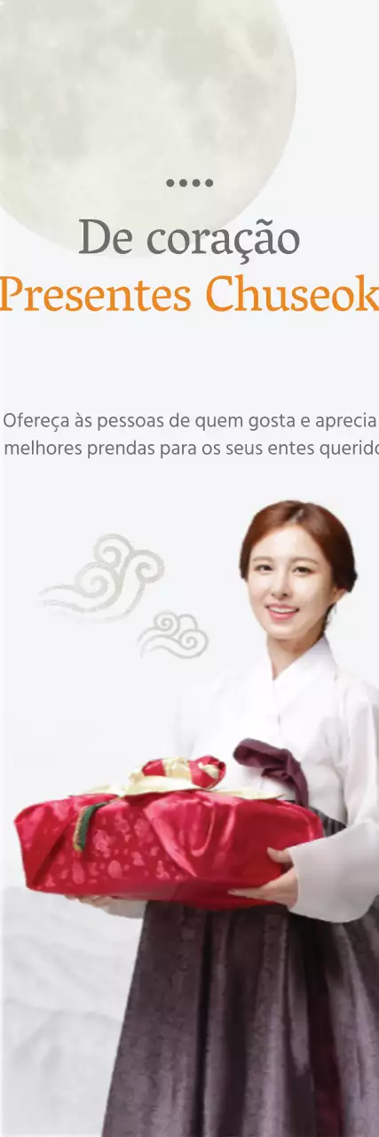 Presentes de coração para o Chuseok
