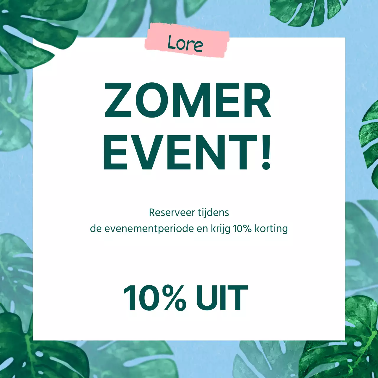 Trofeeën voor zomerevenementen