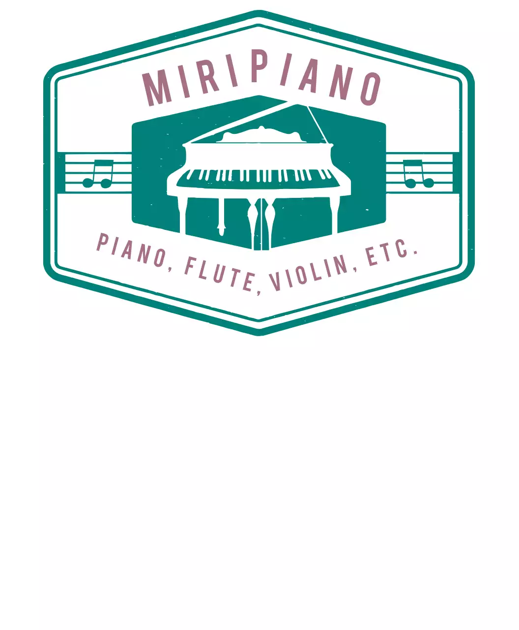 ピアノ音楽教室団体Tシャツ