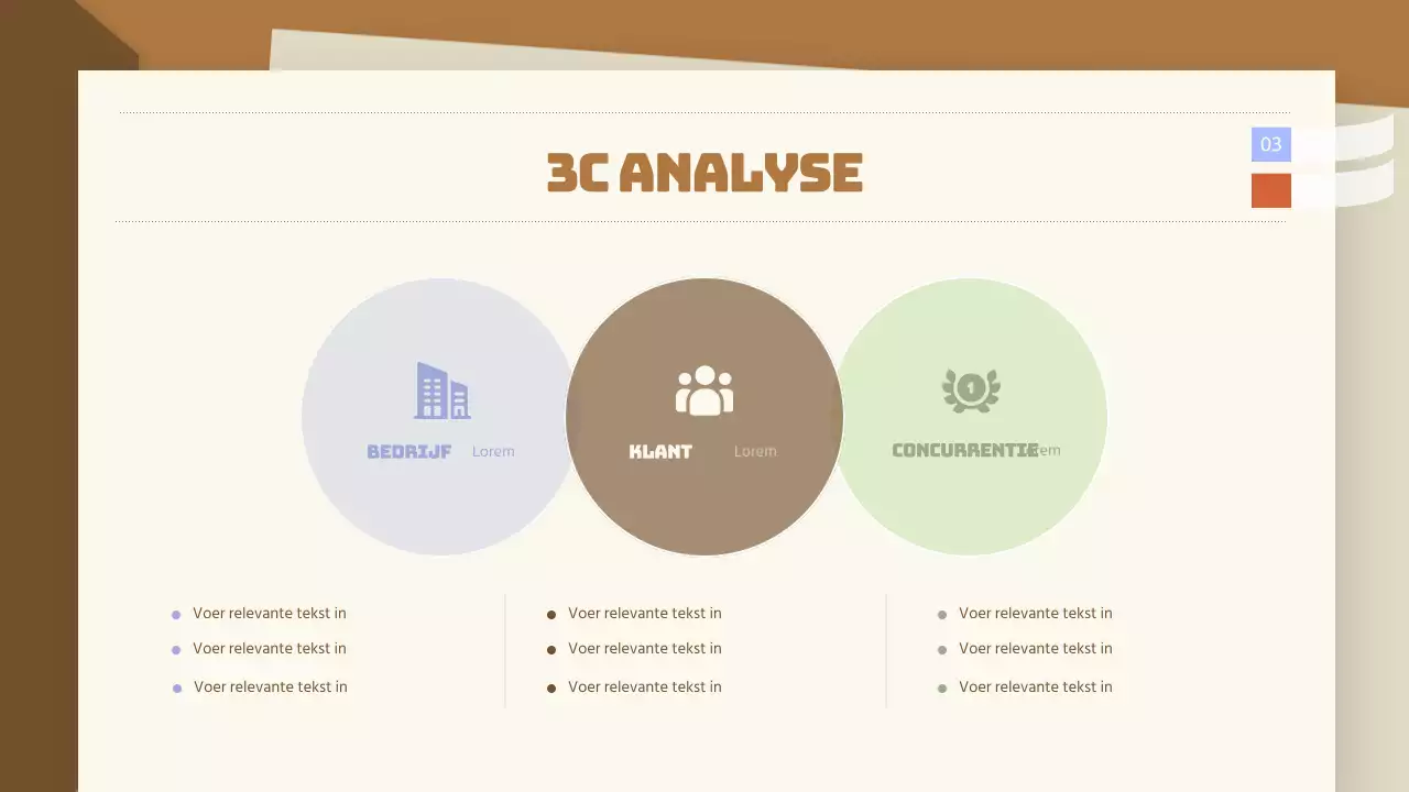 Keurig bedrijfsonderzoek in een bruine aktetas