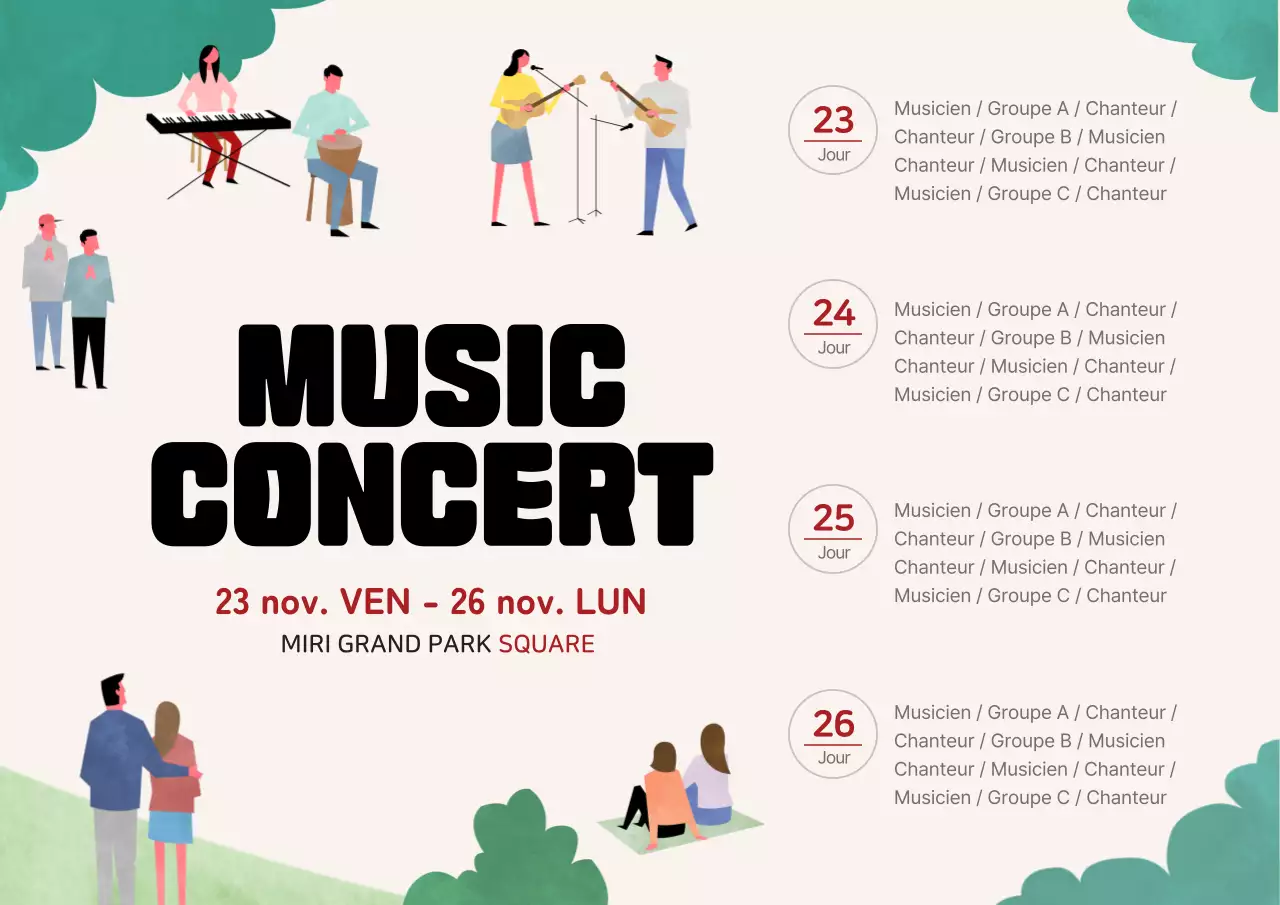 Concerts de musique