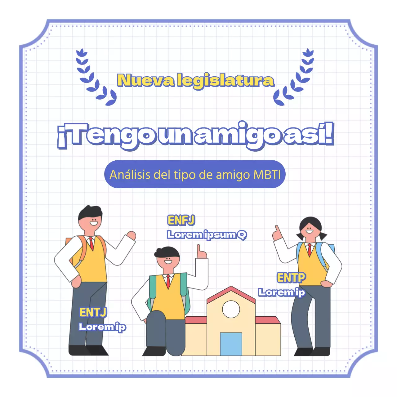 Vuelta al cole Tienes que tener estos amigos Análisis del tipo de amigo MBTI