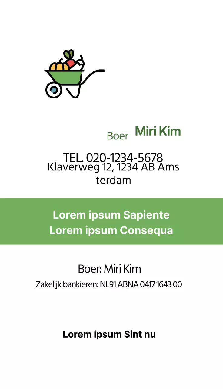 Groene Illustratie Keurige Boerderij