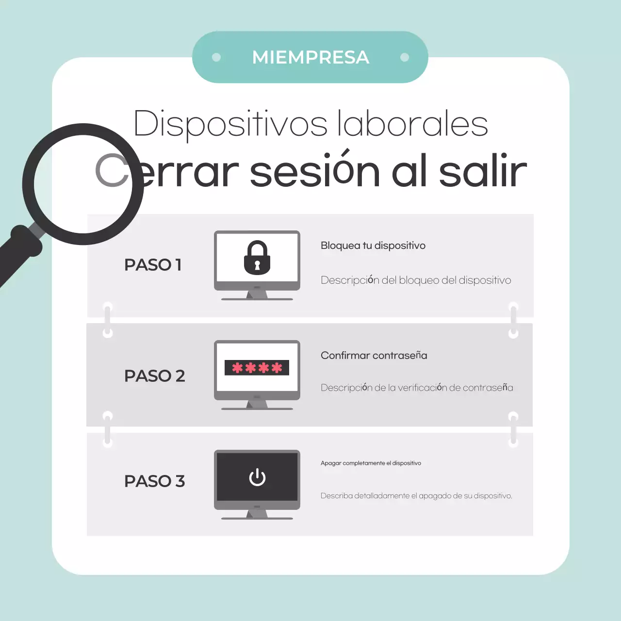 Consejos de seguridad de Mint Simple