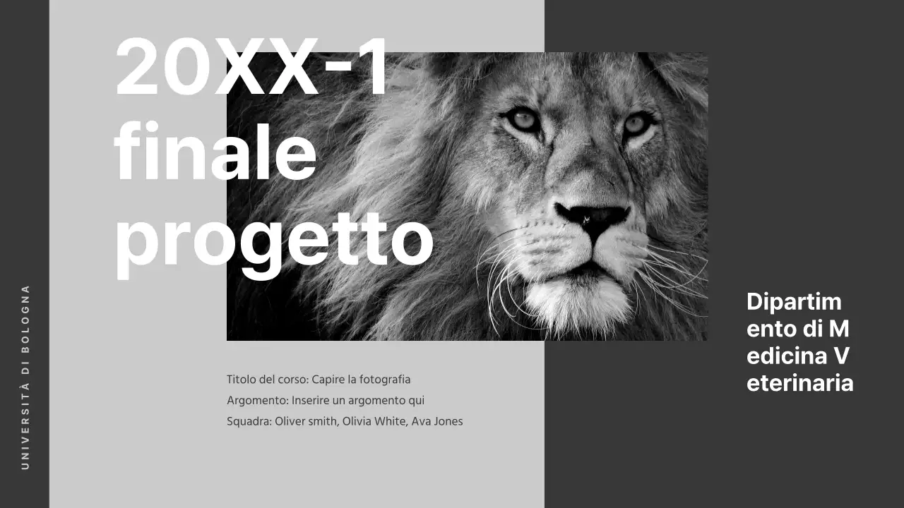 Presentazioni in bianco e nero