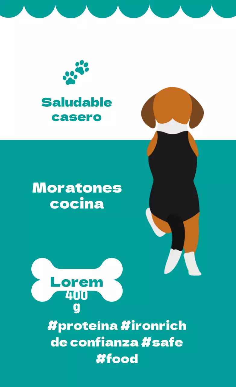 Etiquetas turquesas ilustradas para dulces caseros