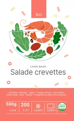 Salade de crevettes