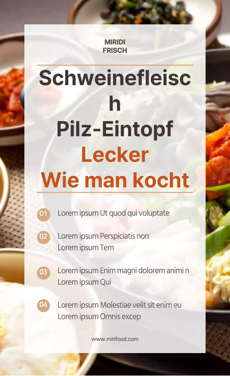 Lebensmittel-Fotografie Koreanische Essensmarken-Aufkleber