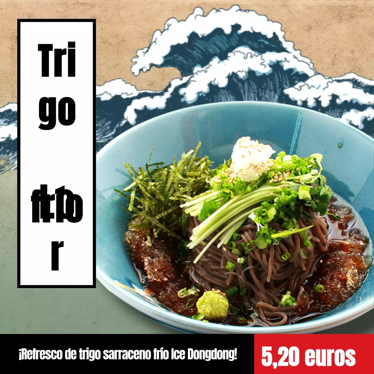 Menú de verano, olas