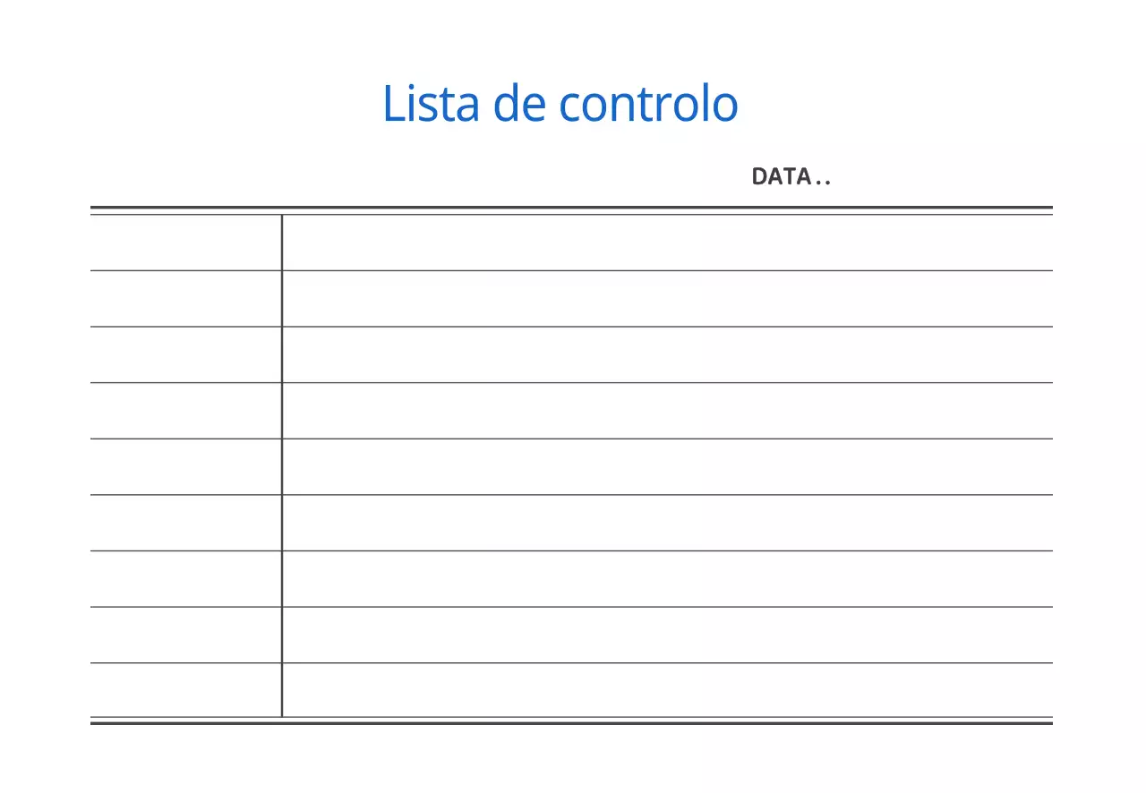 Lista de controlo