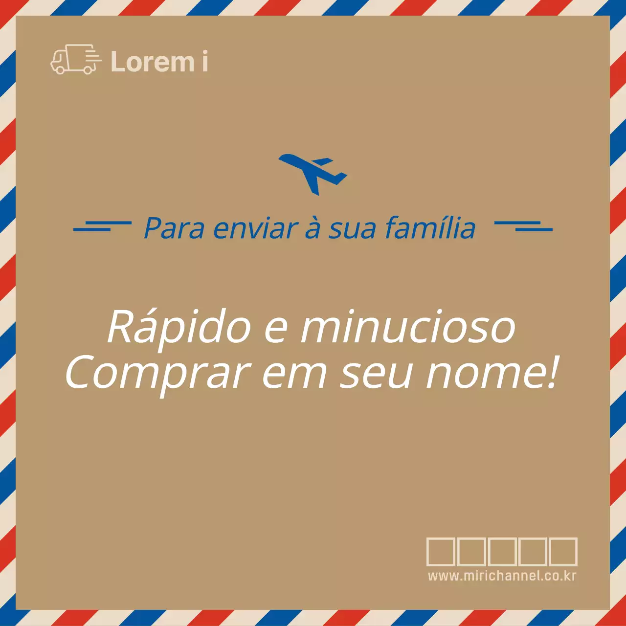 Promover temas postais internacionais