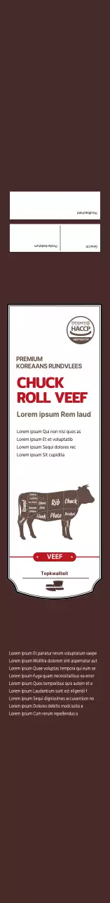 zwart eenvoudig pictogram chuckeye roll vlees