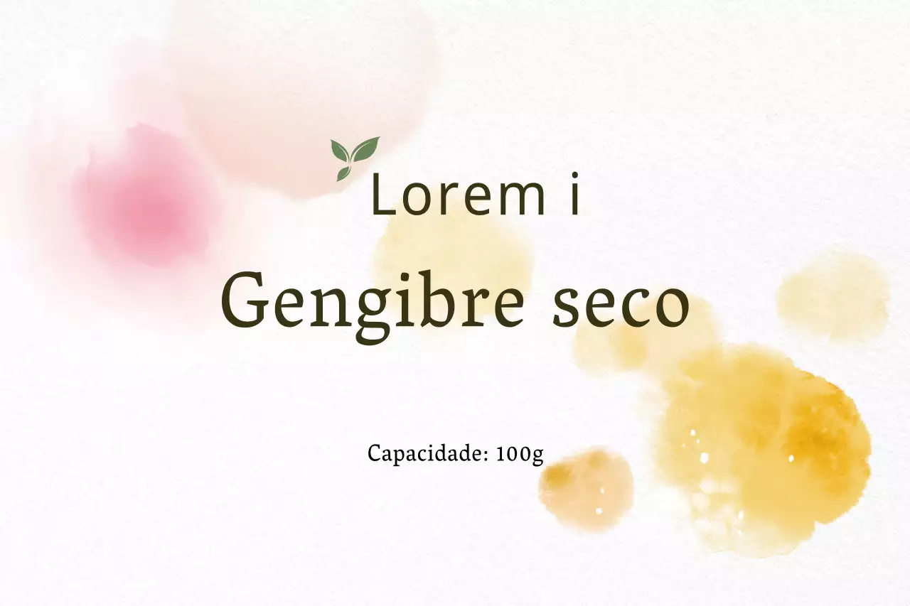 Gengibre seco