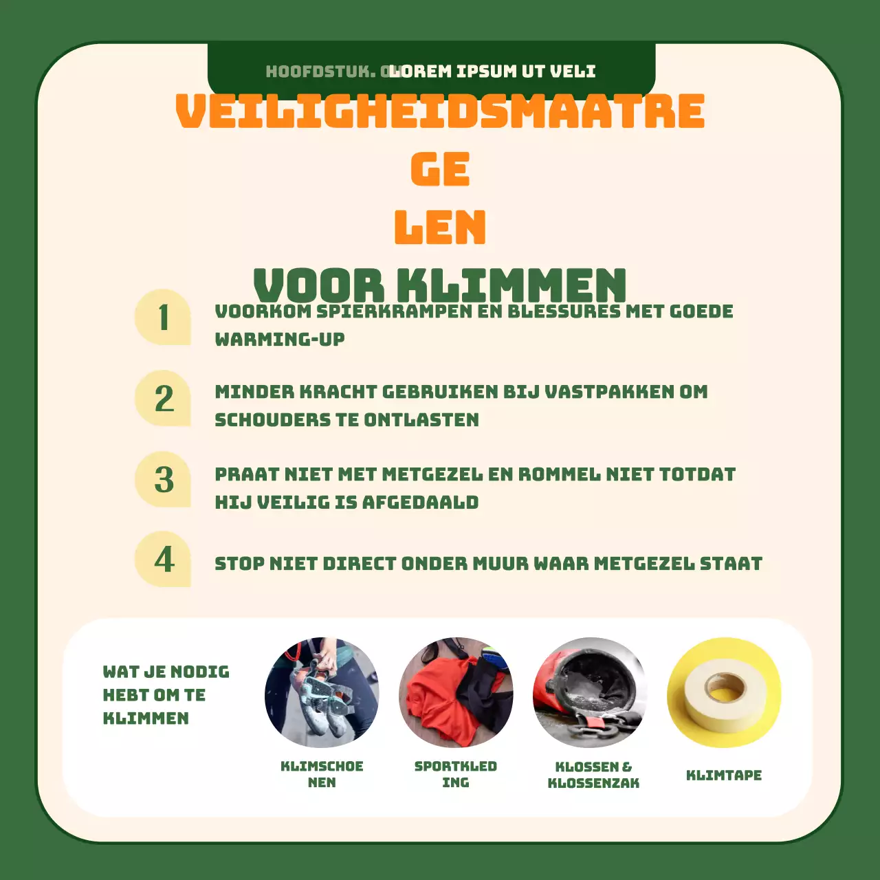 Het beste hobbyklimmen van de 21e eeuw, ingelijst in een rustgevende donkergroene achtergrond